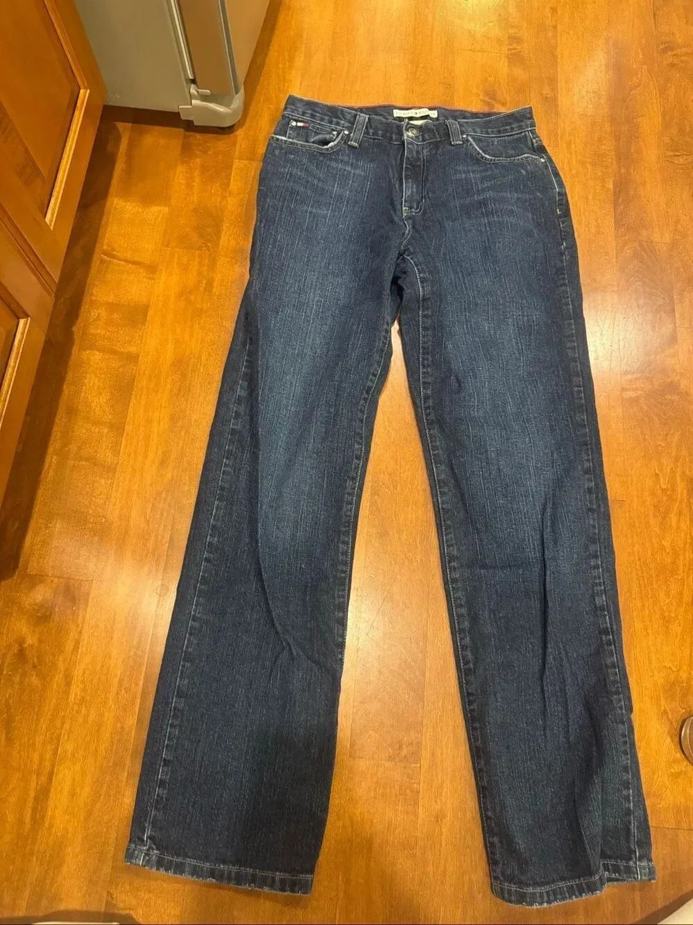 Y2K Tommy Hilfiger Women’s Boyfriend Jeans Dark Wash Straight Leg 31x31